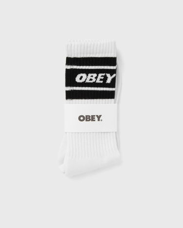 Ponožky OBEY Cooper II Crew Socks Biela | 100260093-WHBK, 1