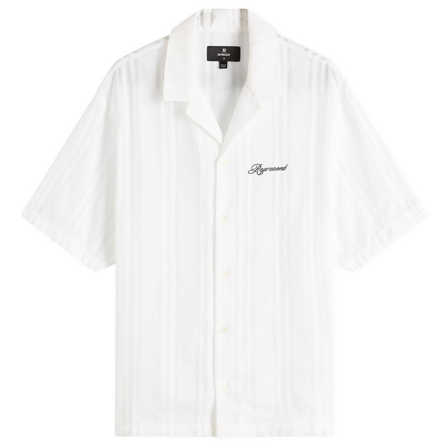 Košeľa Represent Clo Embroidered Bowling Shirt Biela | MLM2967-31, 1