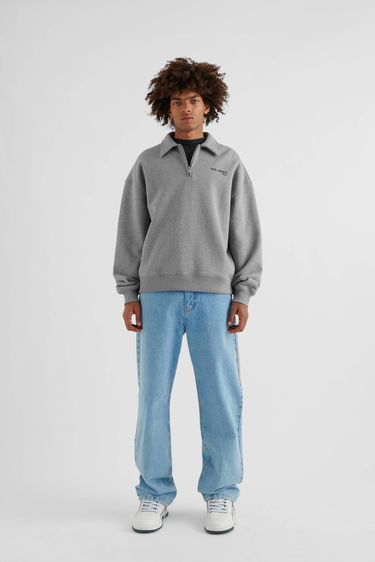 Mikina AXEL ARIGATO Remi Half-Zip Sweater Šedá | A2218001, 4