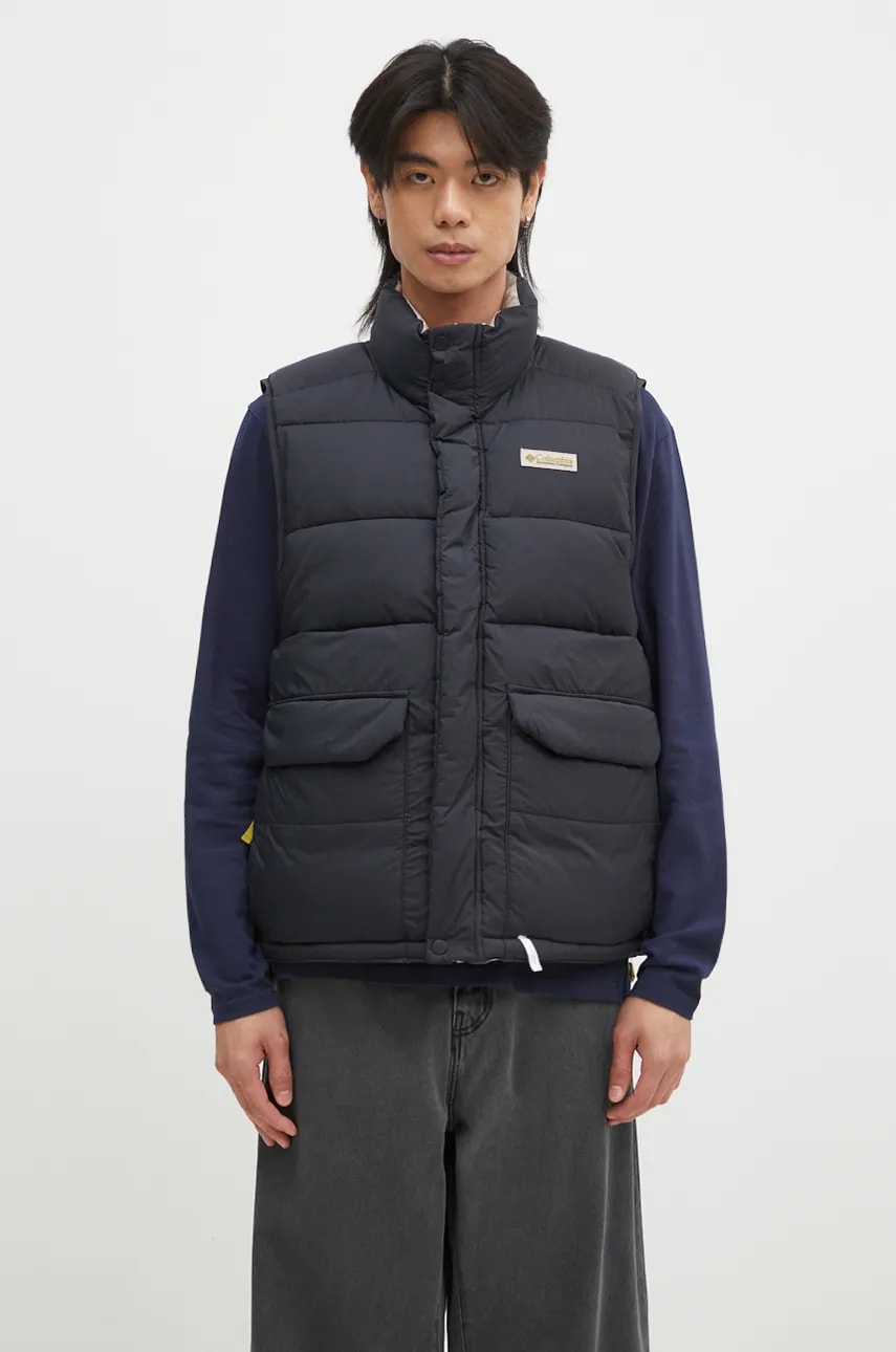 Vesta Columbia Wallowa Reversible Puffer Vest Čierna | 2090731, 0