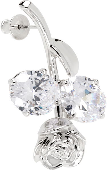 Náušnice SHUSHU/TONG SHUSHU/TONG YVMIN Edition Upside Down Rose Single Earring Metalická | 22329SLV00DR, 1