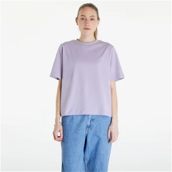 Queens Essential T-Shirt With Tonal Print Purple QNS_004