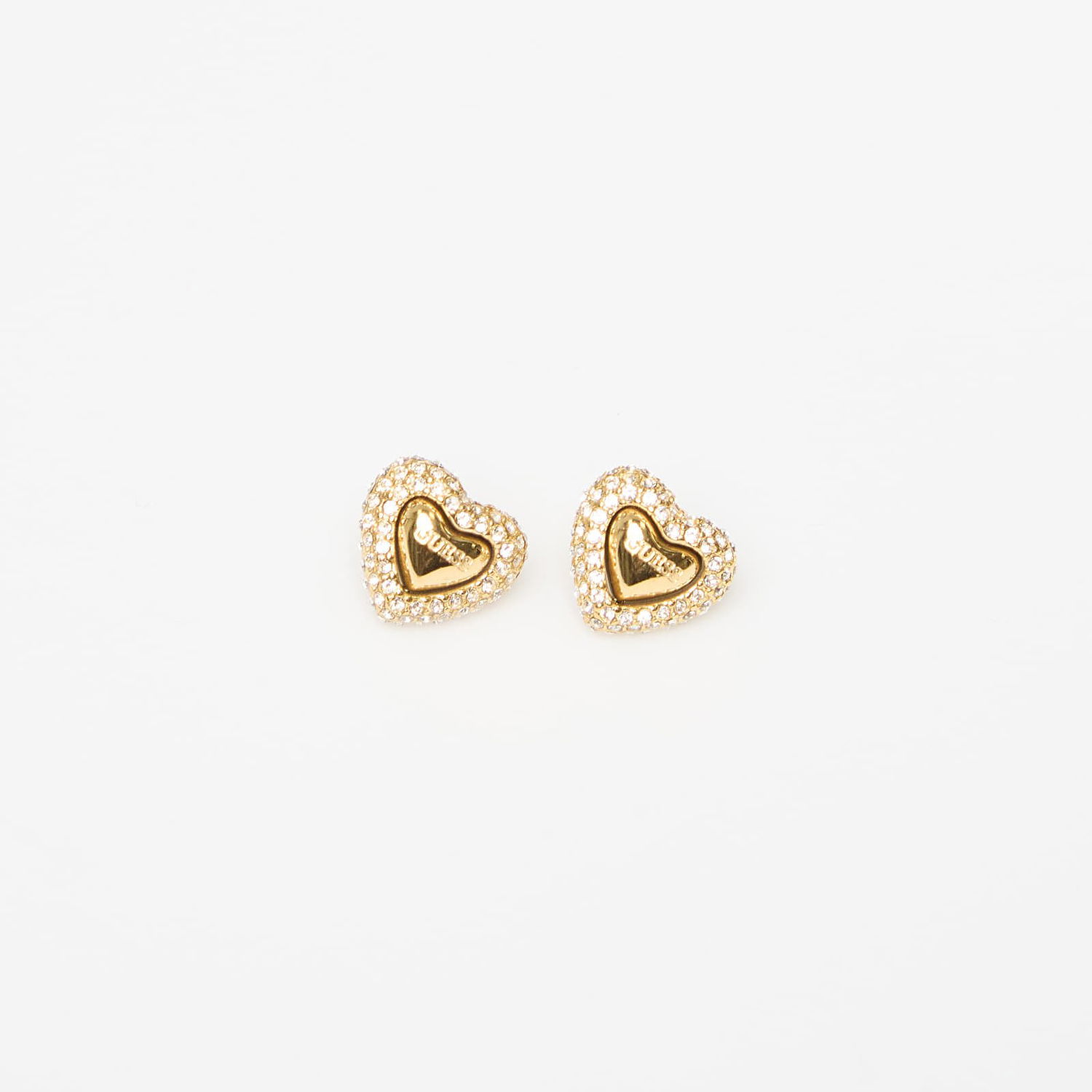 Náušnice GUESS Beloved Heart Stud Earrings with Stones Rôznofarebný | JUBE05020JWYG-GOLD, 0