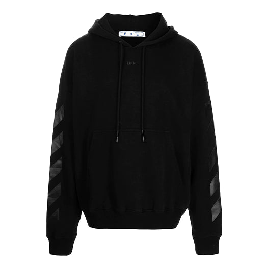 Mikina Off-White Off-White Arrow Pattern Hoodie Čierna | OMBB085F21FLE0101010