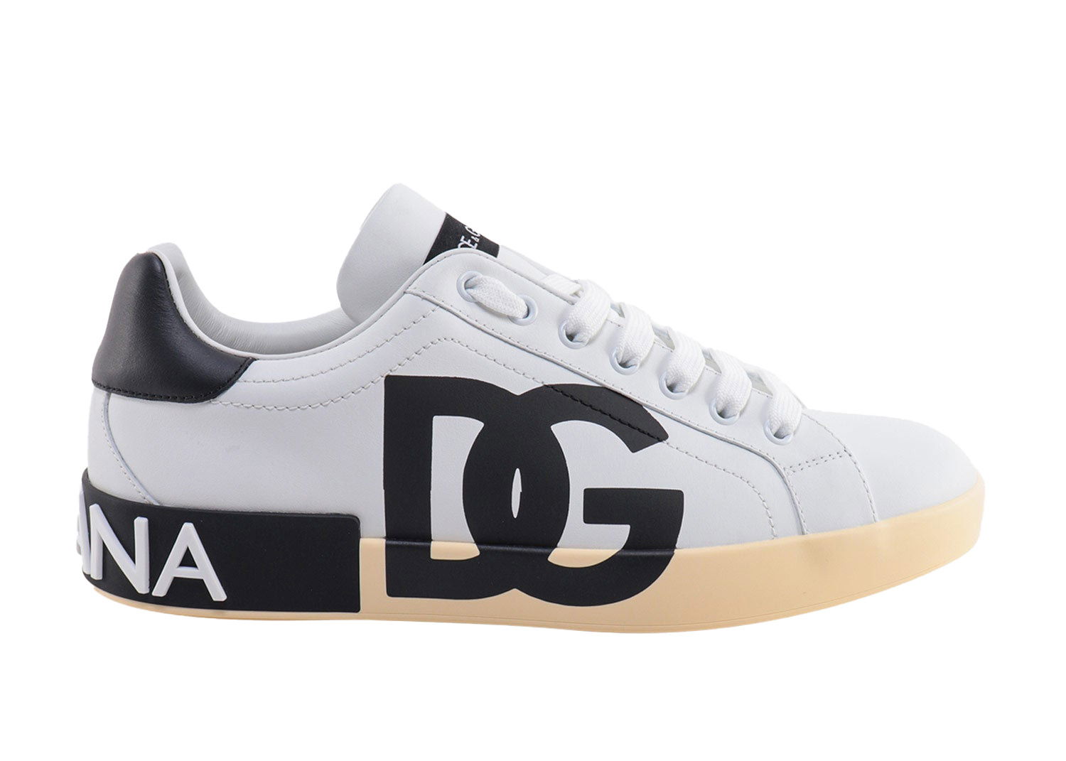 Tenisky a topánky Dolce & Gabbana Portofino DG White Black Biela | CS1772AC33089697, 0