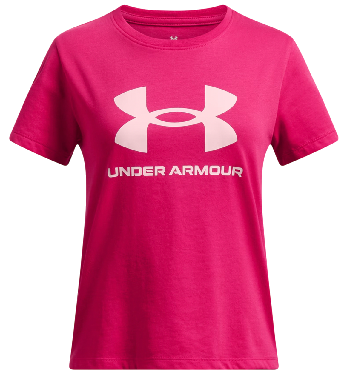 Tričko Under Armour Under Armour Big Logo Short Sleeve T-Shirt Ružová | 1389756-681, 0
