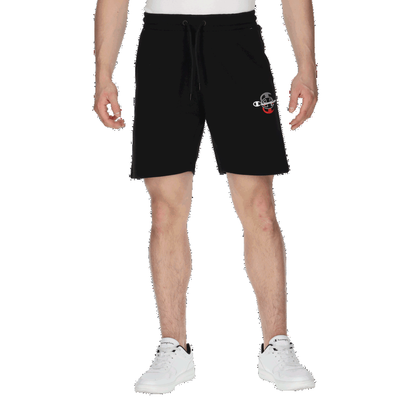 Šortky Champion Fleece Shorts Triple C Čierna | 220526-KK001