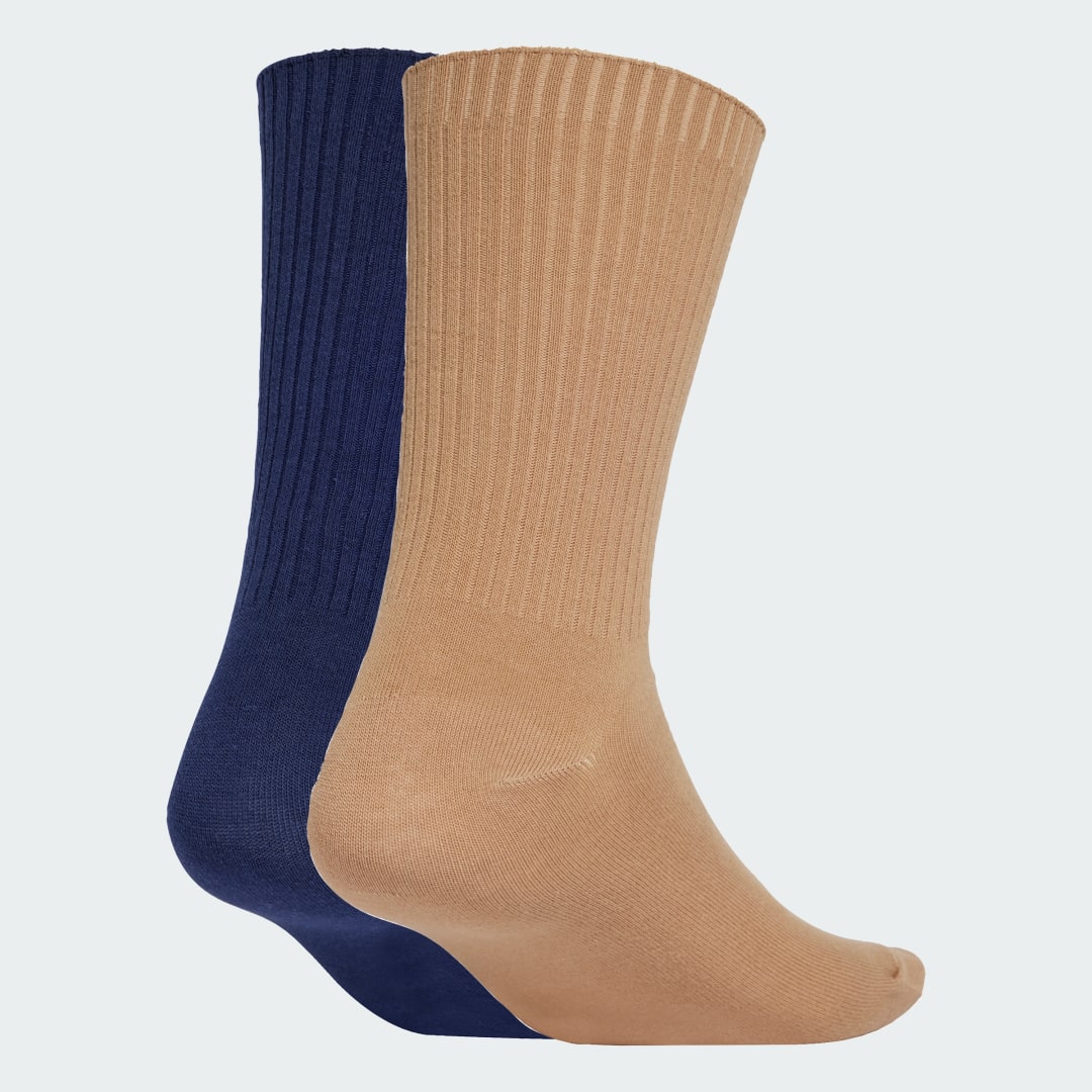 Ponožky adidas Performance Premium Essentials Crew Socks - 2 Pack Hnedá | JJ1838, 1