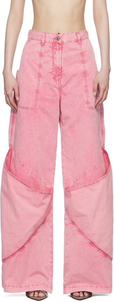 Cargo nohavice The Attico The Attico Long Wide-Leg Jeans Ružová | 250WCP00198 DDC098AA, 0