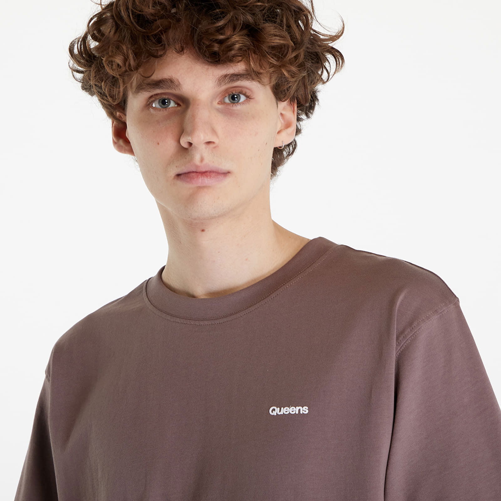 Essential T-Shirt With Contrast Print Mauve