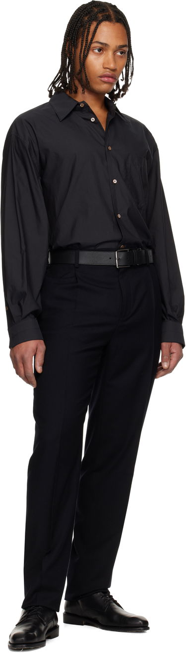 Opasok Givenchy Grained Leather Buckle Belt Čierna | BK407HK18A001, 1