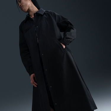 Pláštenka Nike Nike Sportswear Collection Loose Fit Twill Trench Coat Čierna | HF9412-010, 3