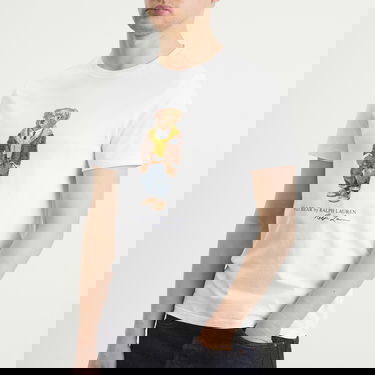 Tričko Polo by Ralph Lauren Hudson Valley Polo Bear T-Shirt Biela | 710P07346-NEU, 5