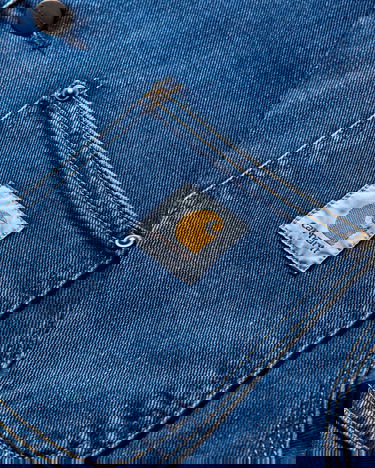 Kabáty Carhartt WIP OG Chore Coat Modrá | I035877 45306, 3