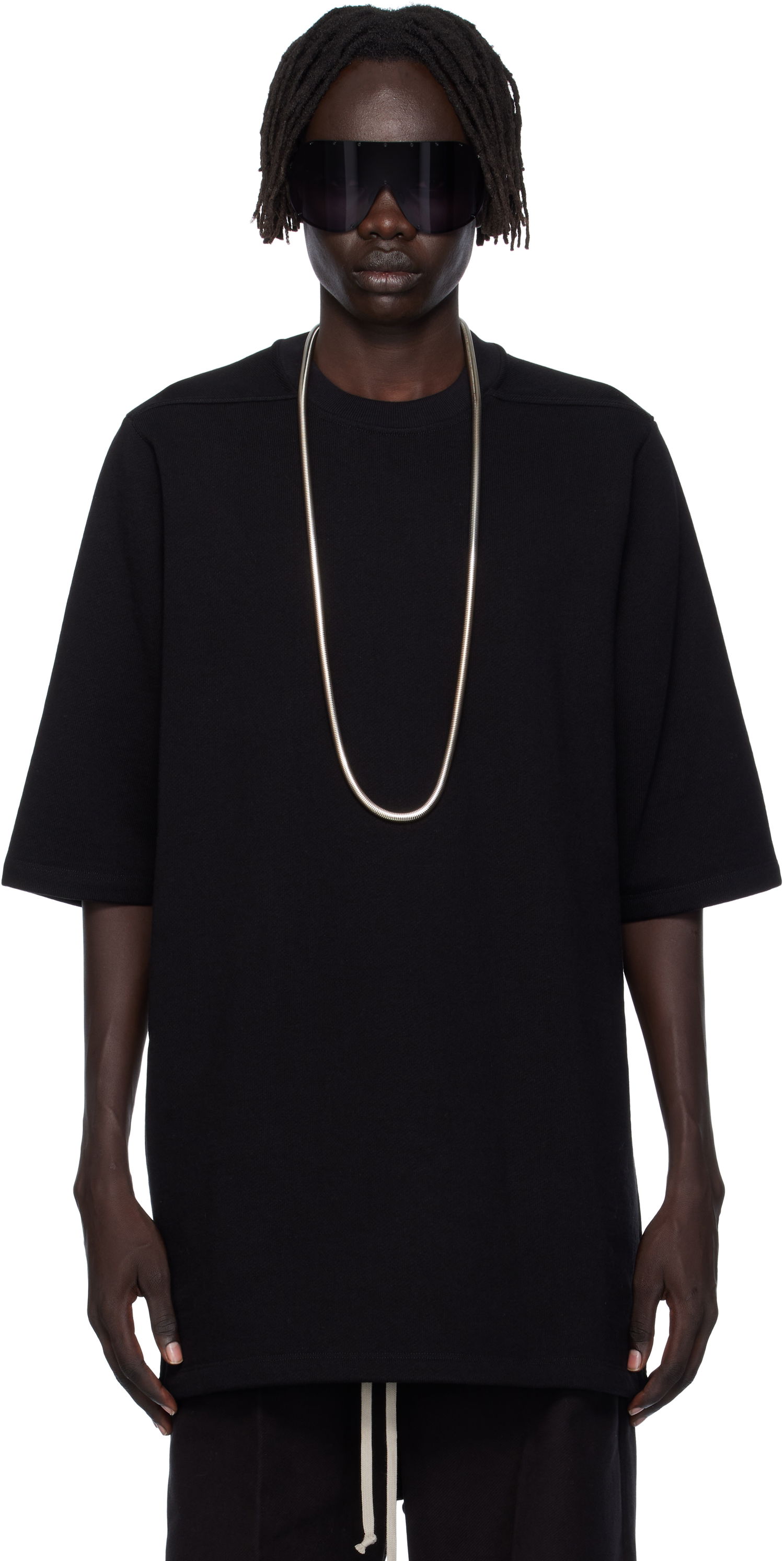Tričko Rick Owens Rick Owens Concordians Jumbo T-Shirt Čierna | RU02E1249 JTC, 0