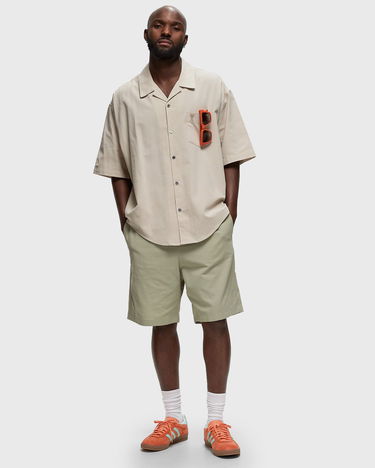 Košeľa AMI Paris CAMP COLLAR SHIRT Béžová | HSH219.CO0062-271, 1