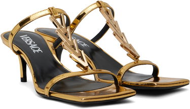 Doplnky Versace Versace Patent Heeled Sandals Metalická | 1018735_1A08609_1X00V, 3