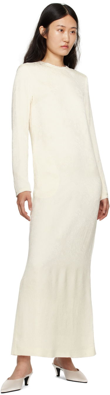Šaty TOTEME TOTEME Jacquard Maxi Dress Biela | 233-6036-277, 3