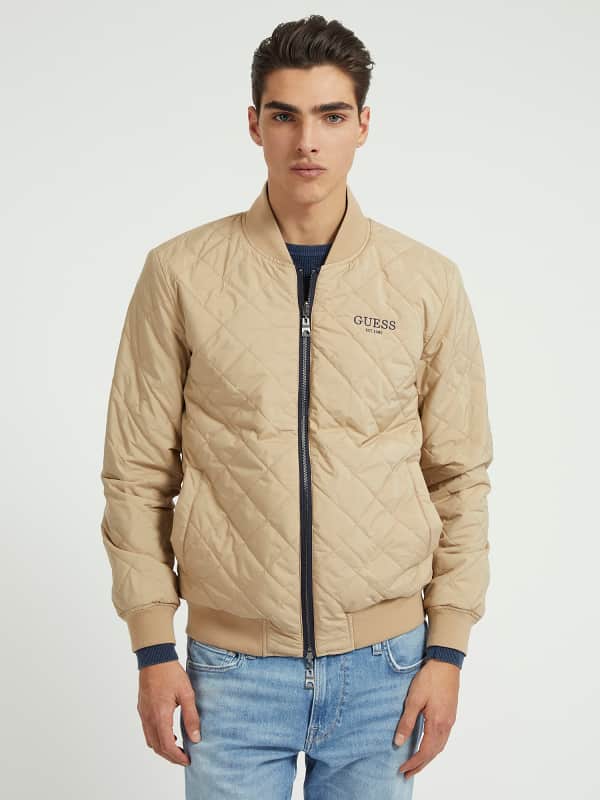 Bomber bunda GUESS Reversible Bomber Béžová | M3YL16WFHJ0, 0
