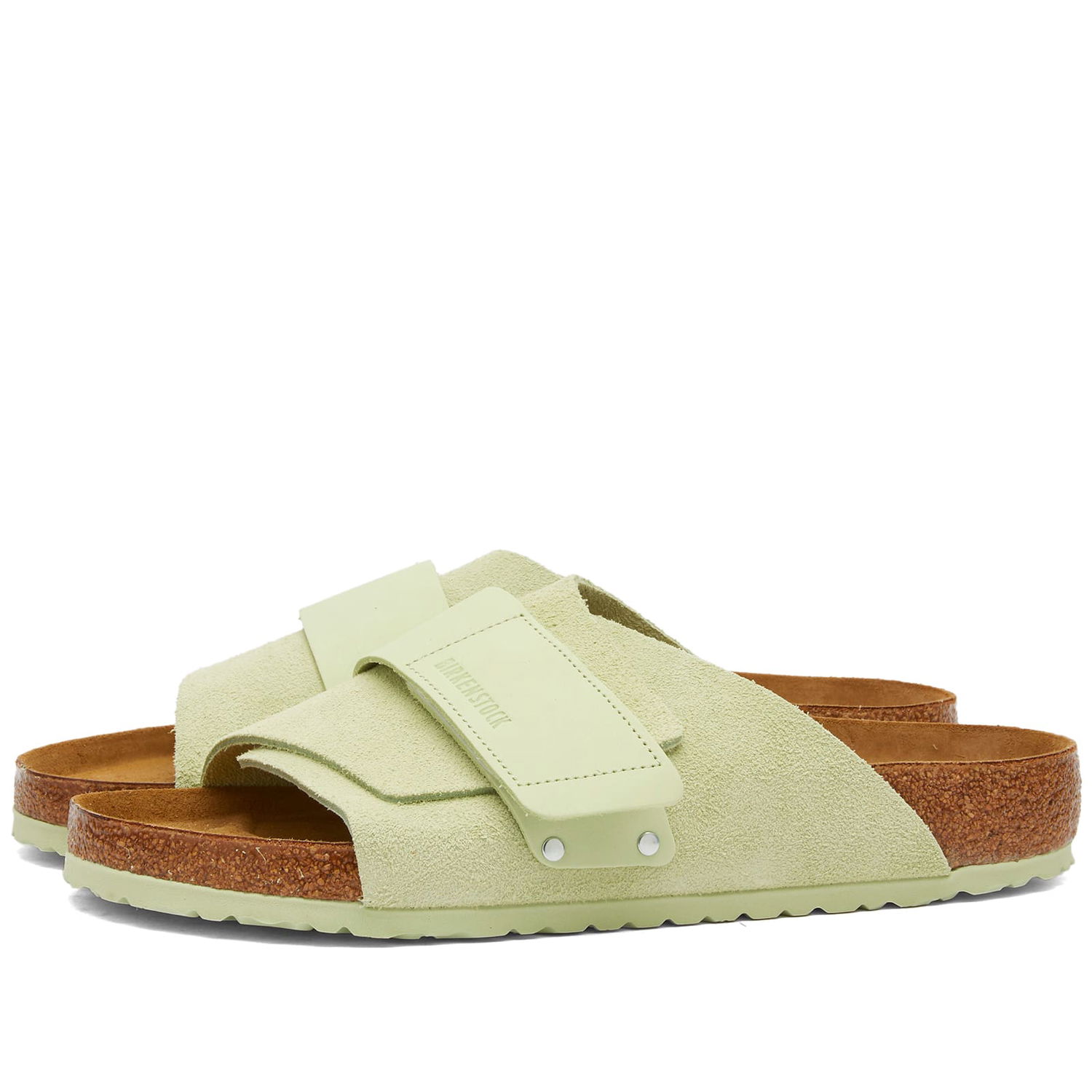 Tenisky a topánky Birkenstock Kyoto in Faded Lime Suede, Size UK 10.5 | END. Clothing Béžová | 1026766, 0