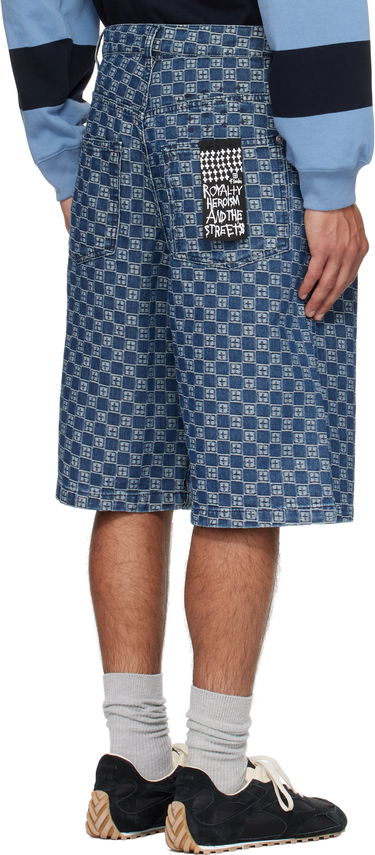 Šortky Ksubi Maxx Klassik Patterned Denim Shorts Modrá | MFA25WA020, 2