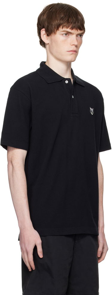 Polo tričko MAISON KITSUNÉ Maison Kitsuné Fox Head Patch Polo Šedá | PM00210KP0001, 4
