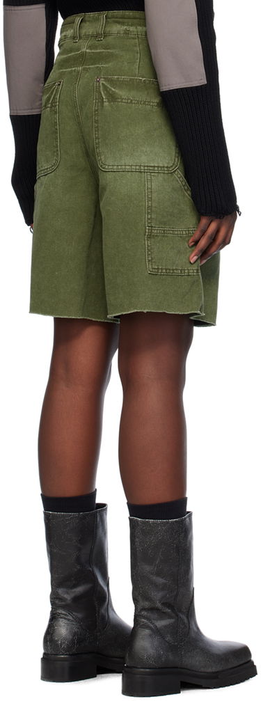 Šortky We11done Faded Denim Shorts Zelené | WD-DP0-24-379-M-KK, 2