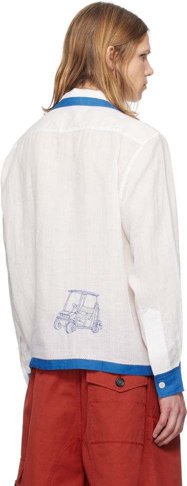 Košeľa Bode Bode Club Champion Long Sleeve Shirt Biela | MRS25SH009, 2