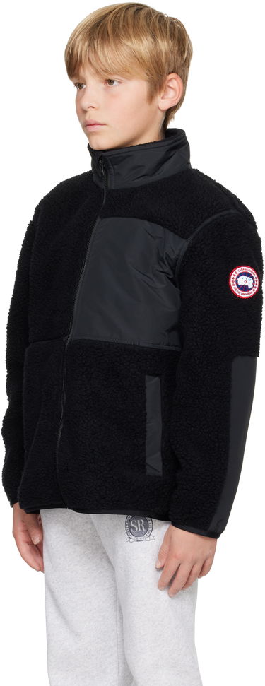 Bunda Canada Goose Kids' Simcoe Zip-Up Fleece Sweater Čierna | 7083Y, 3