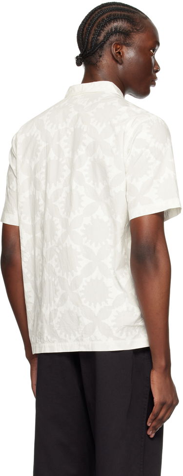 Košeľa Universal Works Universal Works Minari Print Resort Shirt Biela | P3078, 2