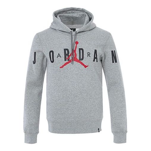 Mikina Jordan Jordan Knit Logo Fleece Lined Hoodie Šedá | 834372-063