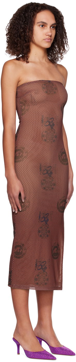 Šaty Miaou Miaou Lila Midi Dress Hnedá | 5025PM1ATL, 1