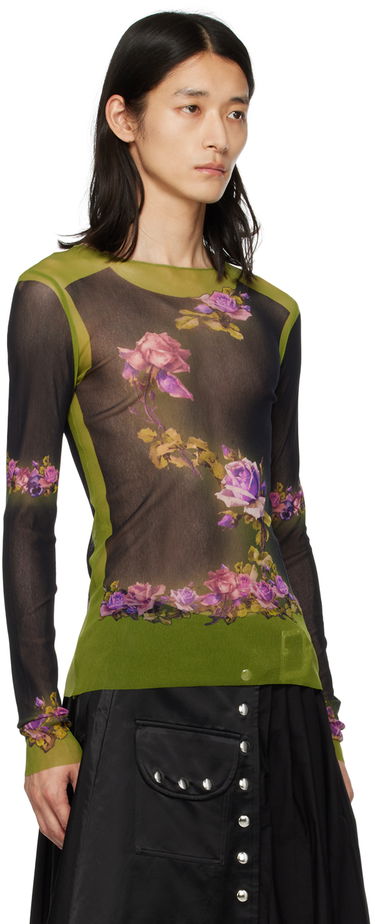 Tričko Jean Paul Gaultier Gaultier Long Sleeve Floral T-Shirt Rôznofarebný | 23/12-U-TO062-T525-4000, 1