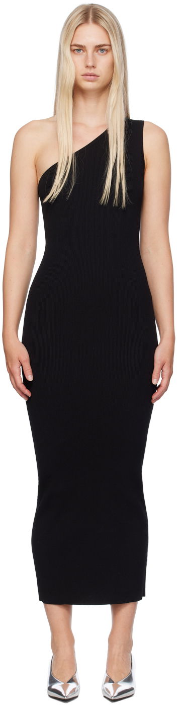 Šaty TOTEME Women's One-Shoulder Maxi Dress Čierna | 233-6042-755, 0
