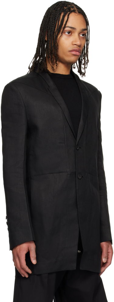 Bunda Rick Owens Rick Owens Hollywood Lido Blazer Čierna | RU01E5753 TWL, 1