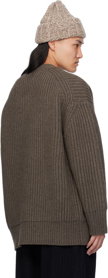 Sveter Studio Nicholson Studio Nicholson Pomona Knit Cardigan Hnedá | POMONA SN - 762, 2