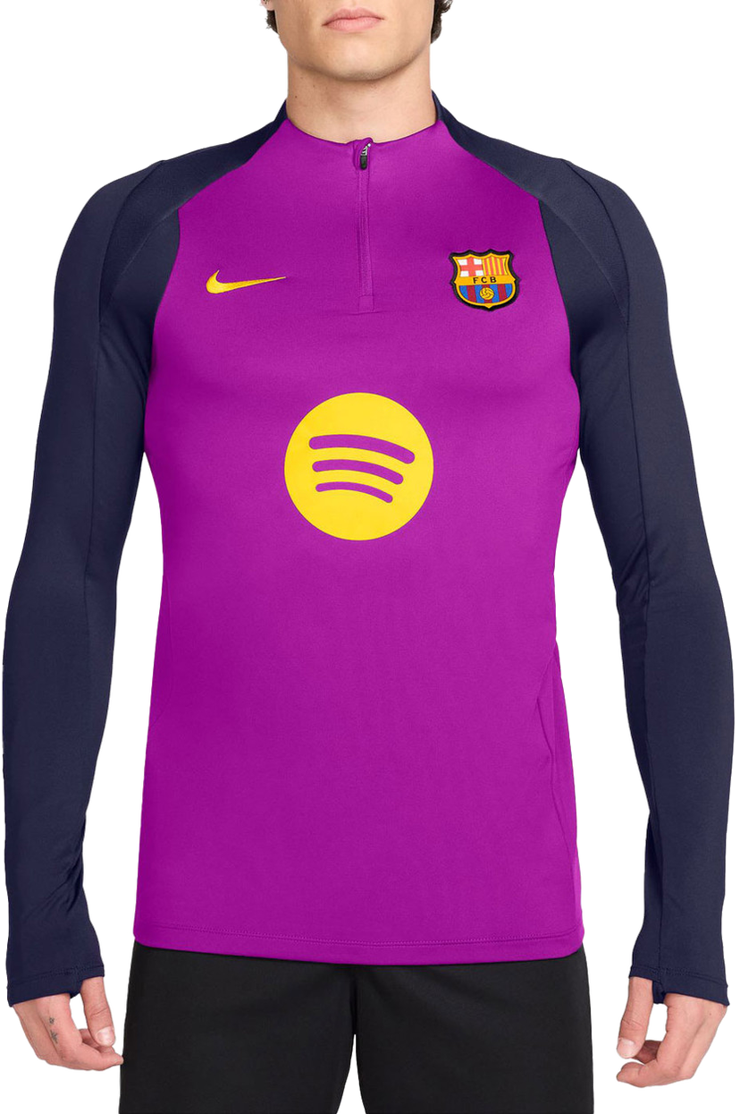 Tričko Nike FCB Strike Drill Top Fialová | hj7774-552