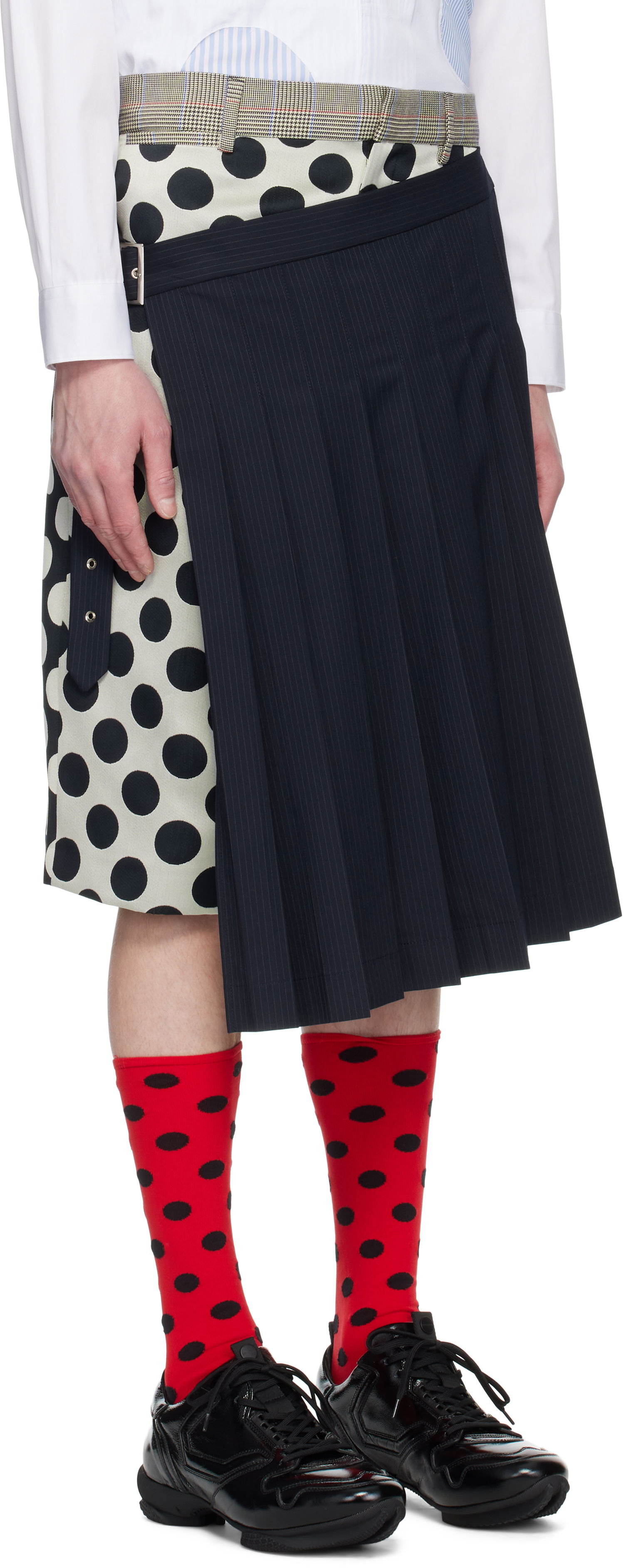 Sukňa Charles Jeffrey Loverboy Charles Jeffrey LOVERBOY Waisted Pleated Skort Navy | 54040401, 1