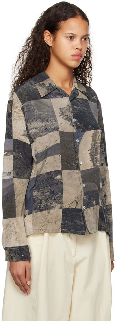 Košeľa Serapis Serapis Oil Sand Print Shirt Rôznofarebný | FW22_SS_2, 1