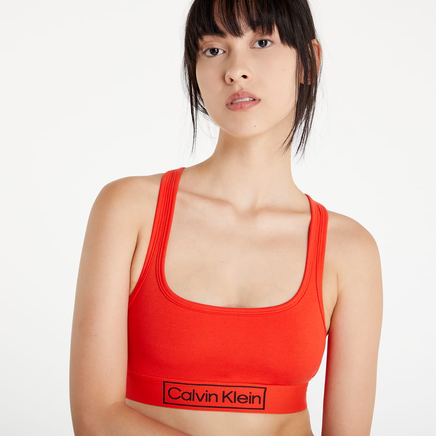 Podprsenka CALVIN KLEIN Bralette Reimagined Heritage Červená | QF6768E XM9, 0