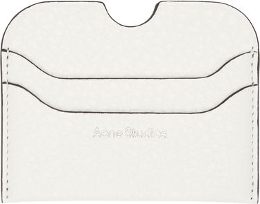 Peňaženka Acne Studios Acne Studios Leather Card Holder Biela | CG0275-, 3