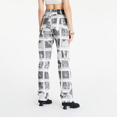 Džínsy CALVIN KLEIN Jeans High Rise Straight Biela | J20J220045 1AA, 3