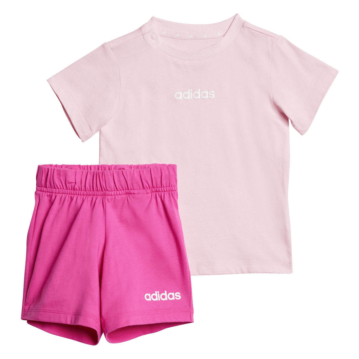 Súprava adidas Originals Short Sleeve T-shirt with Snaps and Shorts Set Ružová | JC9744, 0