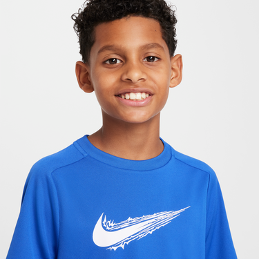 Tričko Nike Dri-FIT Multi Short Sleeve T-Shirt and Shorts Set Modrá | HF8100-480, 2