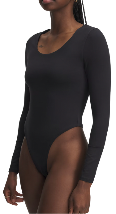 Body Under Armour Sleek Long-Sleeve Scoop Neck Bodysuit Motion Čierna | 6005918-003, 4