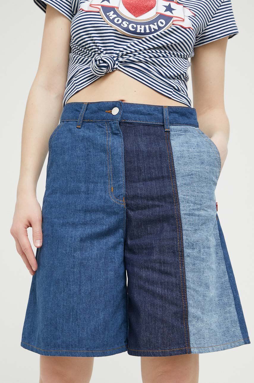 Šortky Moschino Love Denim Shorts Navy | W.O.198.80.T.365A, 0