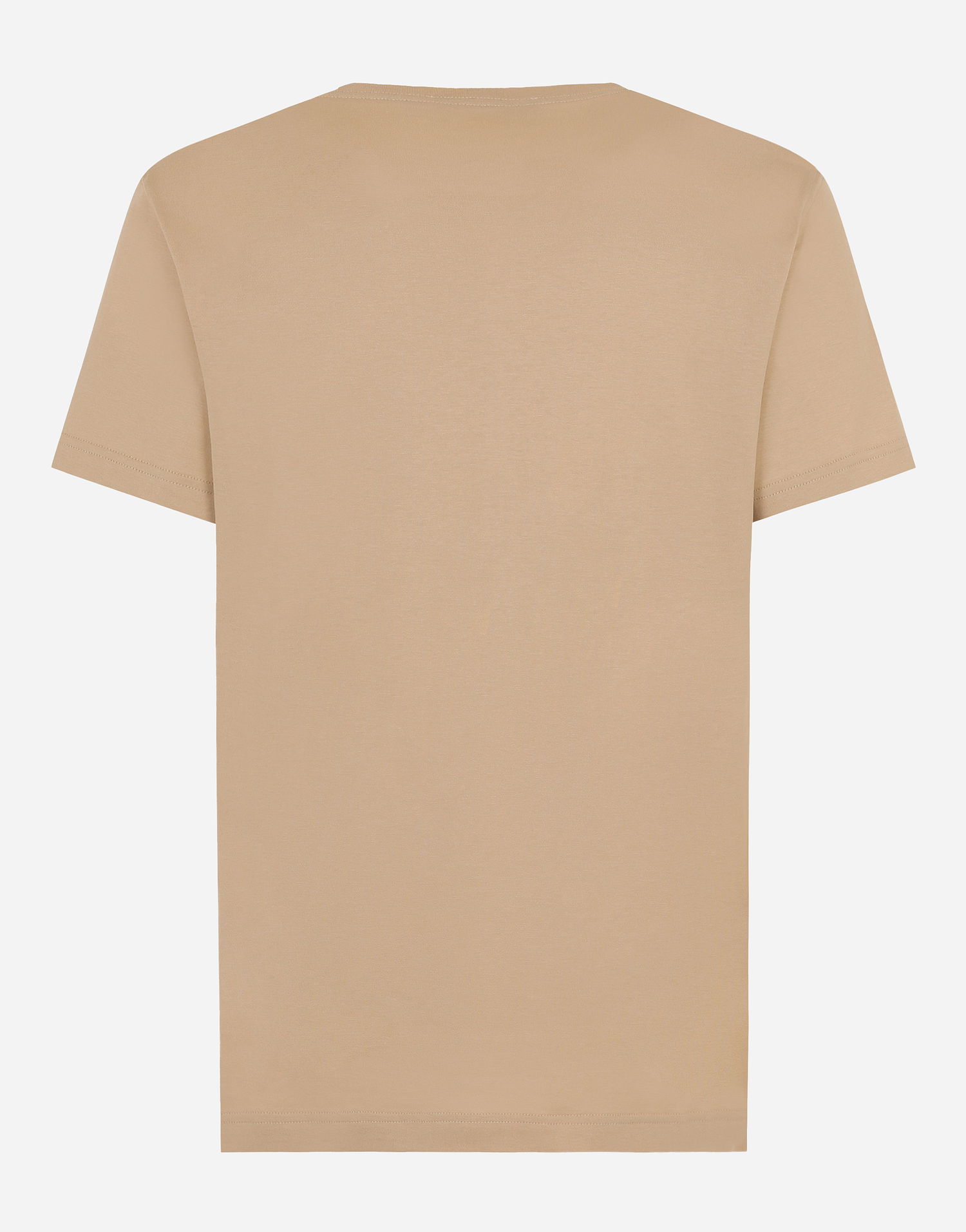 Tričko Dolce & Gabbana Short-sleeved T-shirt With Dg Embroidery Béžová | G8RN8ZG7M8XM0464, 1