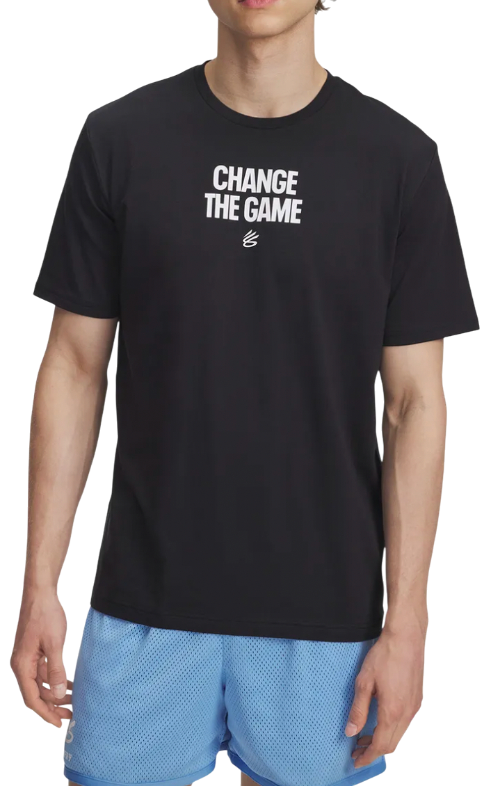 Tričko Under Armour T-Shirt Curry Playable Čierna | 6007304-001