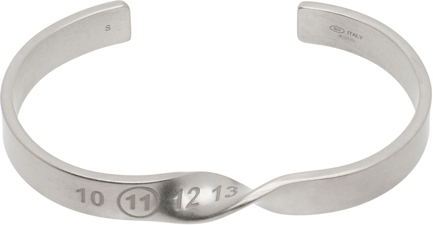 Náramok Maison Margiela Maison Margiela Twisted Number Logo Bracelet Metalická | SM1UY0045 S12975, 0