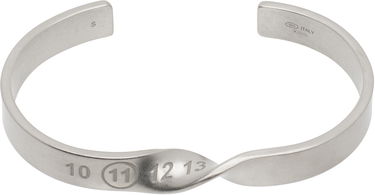 Náramok Maison Margiela Maison Margiela Twisted Number Logo Bracelet Metalická | SM1UY0045 S12975, 0